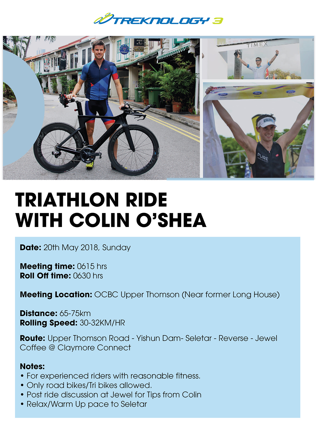 Triathlon Ride With Colin Oshea 20may2018