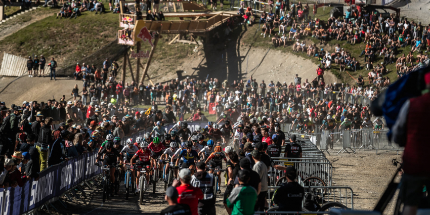 The wide-eyed fun and chaos of attending an MTB World Cup