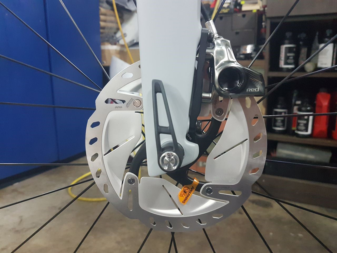 Disc Brake Eliminates Rim Wear